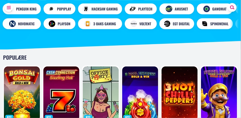 Oh My Spins Casino Mobilopplevelse