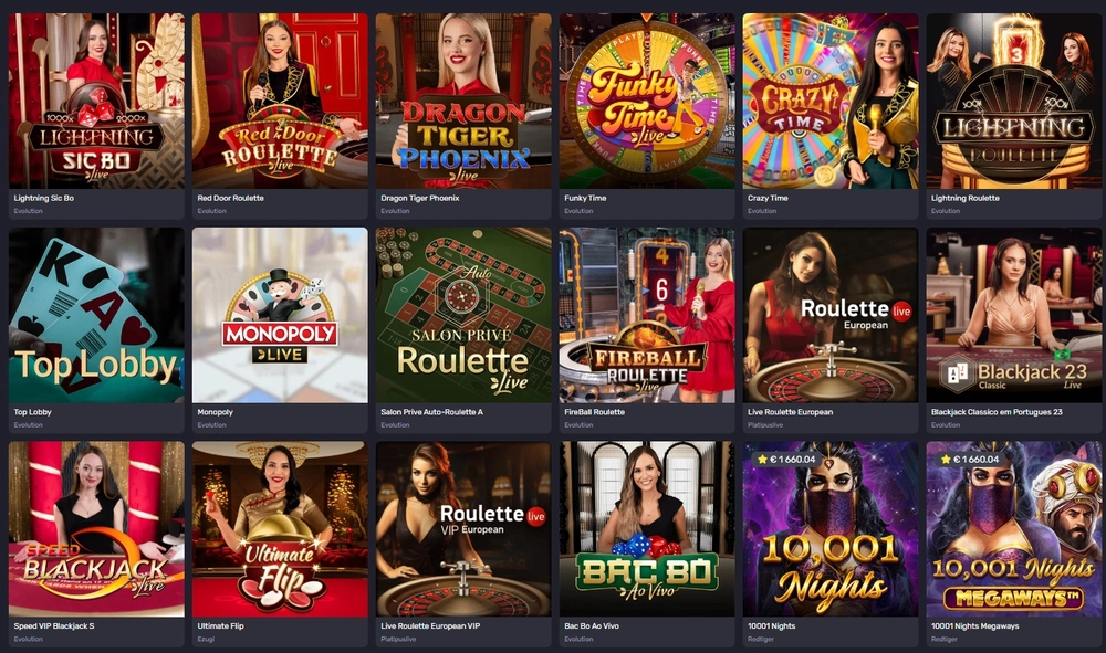 GetSlots Live Dealer og Bordspill