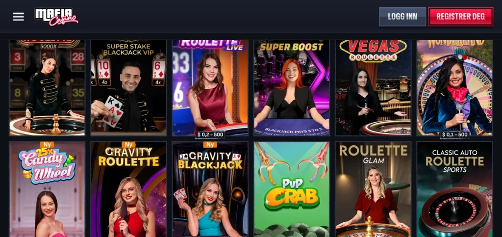 Mafia Mobilcasino Live Casino Spill