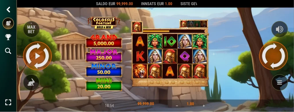 Cashed Casino Mobilopplevelse