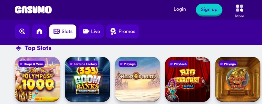 Casumo Spilleautomater