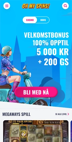 Mobilcasino Oh My Spins