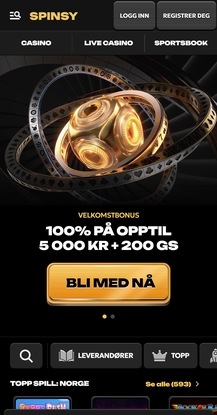 Spinsy Casino – Beste nye mobilcasino for bordspill